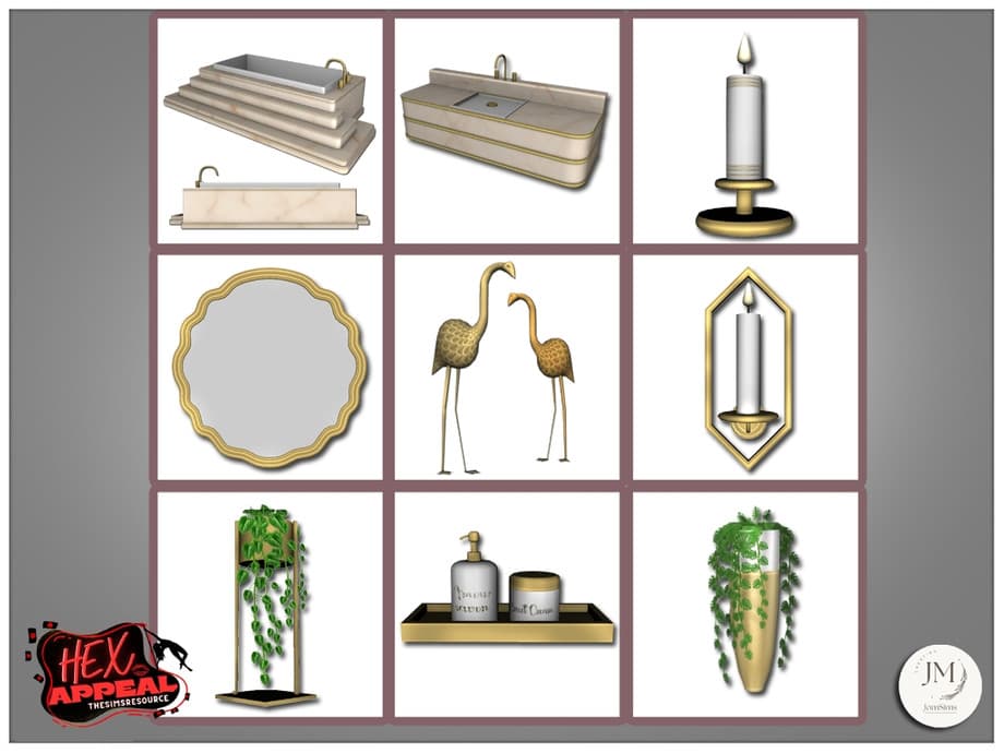 Галерея мода Набор для ванной Rumus bathroom set #2